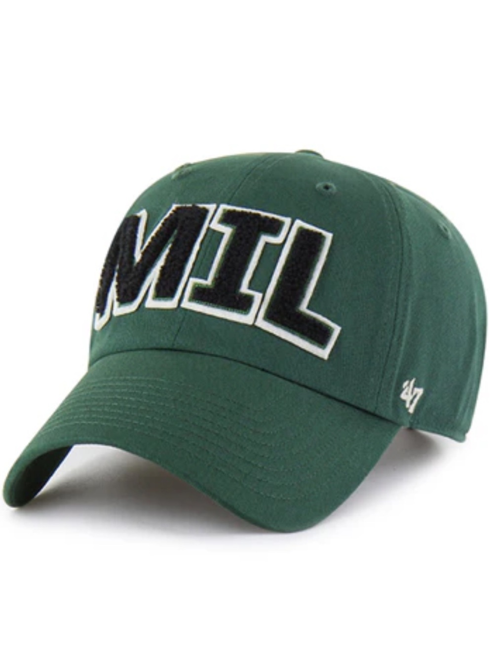 '47 brand milwaukee bucks adjustable baseball hat